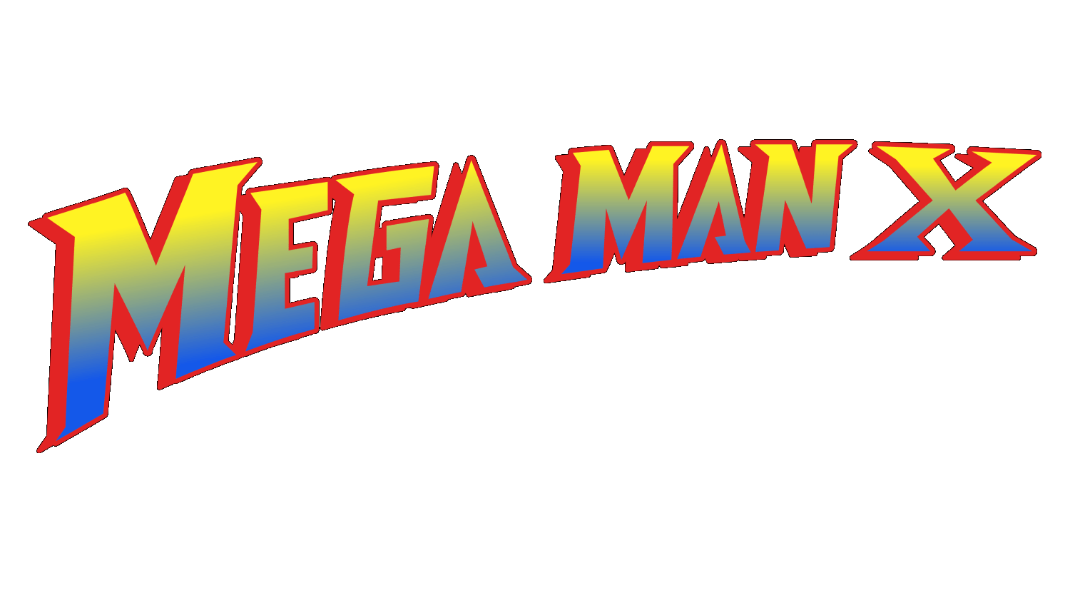 Mega Man X logo for Super Nintendo